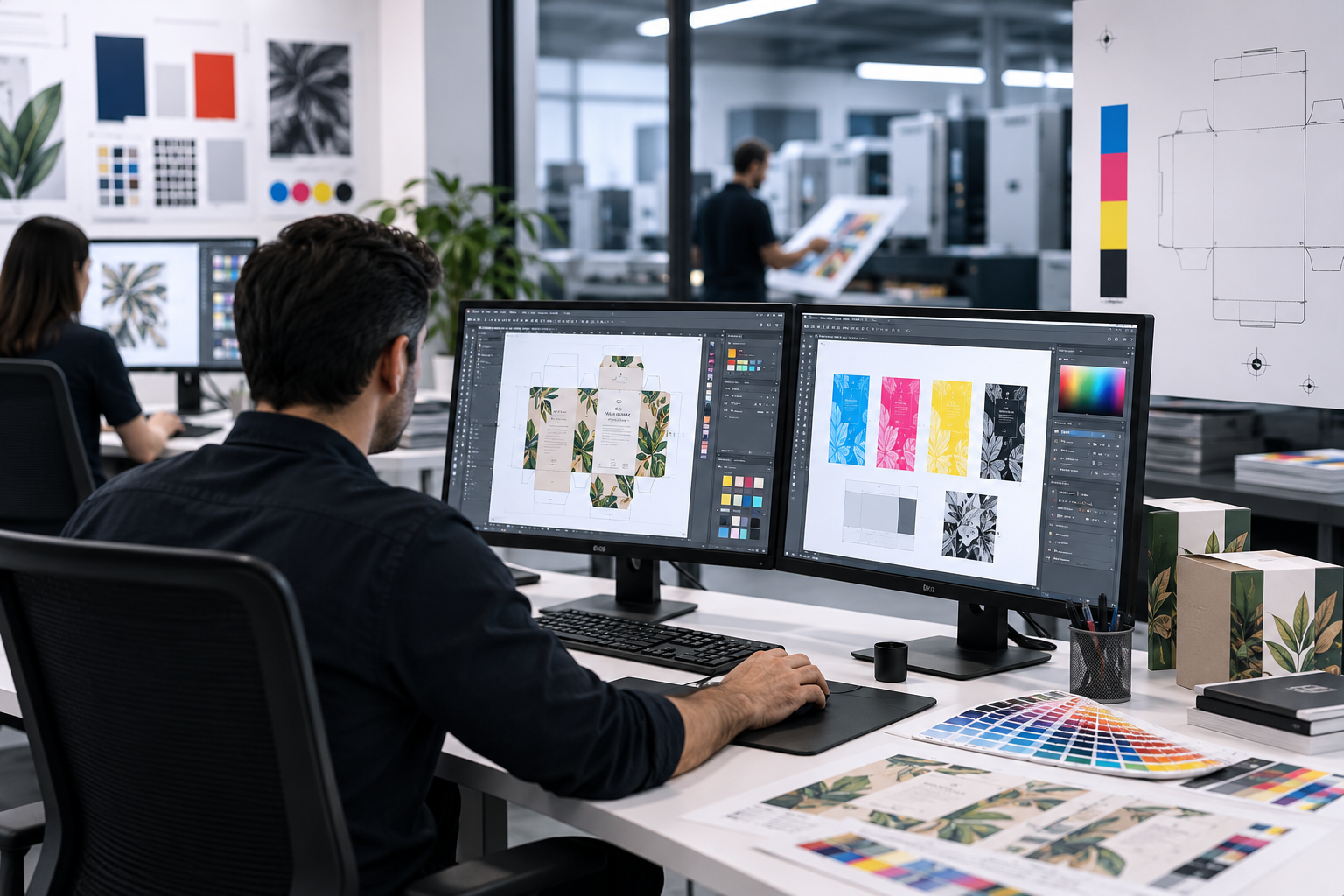 Grafistt grafik destek ekibi baskı öncesi hazırlık çalışması